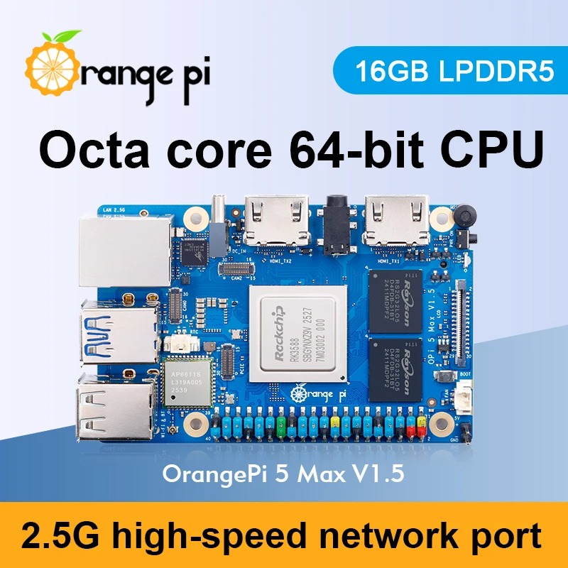 RoRuS Orange Pi 5 Max 16GB V1. – Rk3588 Mini Pc Board recenzja i cena